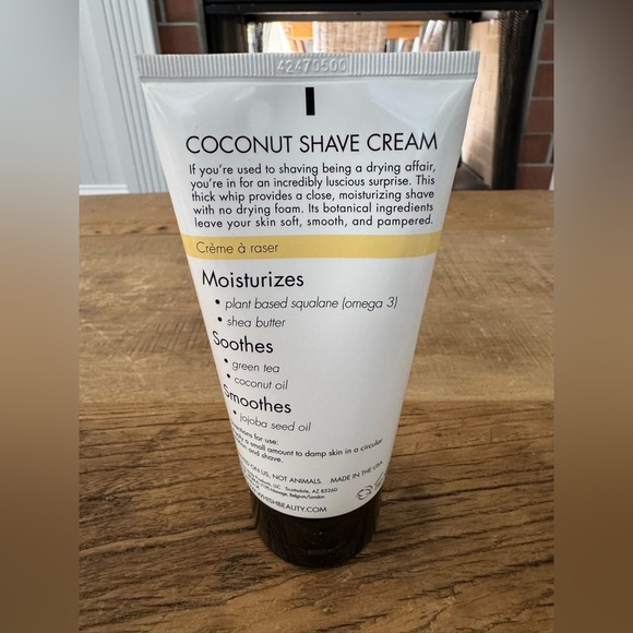 NEW UNOPENED Whish Nourishing Shave Coconut Cream ~ SEALED ~ Natural - Picture 11 of 12